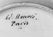 Saucer, Jean-Baptiste-Edouard Honoré (active ca. 1820–55), Hard-paste porcelain, French, Paris