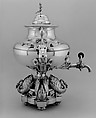 Tea urn, Silversmith P. B., Paris (active in 19th century), Silver plate, French, Paris