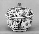 Bowl with cover (part of a set), Meissen Manufactory German, Hard-paste porcelain, German, Meissen