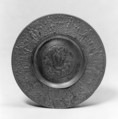 Plate, Hans Spatz II, Pewter, German, Nuremberg