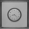 Easel clock (one of a pair), Silver, gold, enamel, Russian