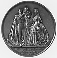 Baptism of the Prince Impérial, Medalist: Armand-Auguste Caqué (French, Saintes 1793–1881 Paris), Bronze, struck, French