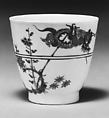 Beaker, Hard-paste porcelain, Japanese, for European market