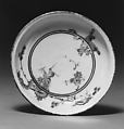 Saucer, Hard-paste porcelain, Japanese, for European market