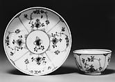Teabowl and saucer (assembled), Limbach Porcelain Manufactory German, Hard-paste porcelain, German, Thuringia, Limbach
