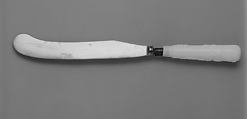 Knife, Saint-Cloud factory  French, Soft-paste porcelain, French, possibly Saint-Cloud