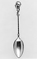 Souvenir spoon, Silver, German