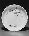 Saucer, Hard-paste porcelain, Japanese, for European market
