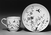 Cup and saucer, Imperial Porcelain Manufactory  (Vienna, 1744–1864), Hard-paste porcelain, Austrian, Vienna