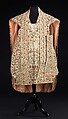 Chasuble, stole and maniple, Silk, linen, coral, metal, jet, Italian, Sicily