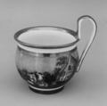 Cup (one of six) (part of a set), Hard-paste porcelain, French