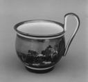 Cup (one of six) (part of a set), Hard-paste porcelain, French