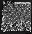 Strip, Needle lace, point d’Alençon, French