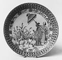 Saucer, Cornelis Pronk  Dutch, Hard-paste porcelain, Chinese, for Dutch market