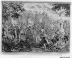 The Battle of Arbela from a set of The Story of Alexander, Charles Le Brun  French, Wool, silk (17-18 warps per inch, 8 per cm.), Flemish, probably Brussels
