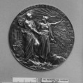 Association Francaise Pour L'Avancement des Sciences, 1890, Louis-Oscar Roty French, Bronze, silvered, struck (reverse only), French