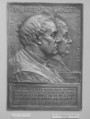 Pierre Boulanger, Ironworker, and His Wife, Louis-Oscar Roty French, Bronze, cast, French