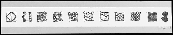 Example of lace stitch, Irish