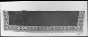 Valance or frontal, Silk on linen, Italian