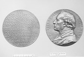 In honor of Jules Barthélemy Saint Hilaire, Jules-Clément Chaplain  French, Bronze, cast - double, French