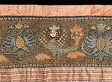 Towel border, Silk, linen, Russian