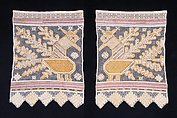 Towel borders, Silk, linen, Russian