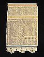 Towel border, Linen, silk, Russian