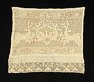Towel border, Linen, silk, Russian