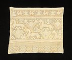 Towel border, Linen, silk, Russian