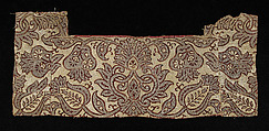 Textile panel, Silk, metallic, linen, Russian
