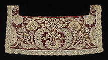 Textile panel, Silk, metallic, linen, Russian