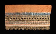 Towel border, Silk, metal, Russian