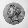 Marie Henry Beyle (1783–1842), French novelist and critic, better known by his nom de plume "De Stendhal", Pierre Jean David d'Angers French, Bronze, cast - single, French