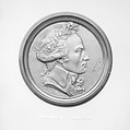 Maximilien Marie Isidore Robespierre (1758–1794), French revolutionary and investigator of "the Terror", Pierre Jean David d'Angers  French, Bronze, brown patina, hollow cast; black molded wood frame, French