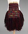 Apron, wool, metal, probably Eastern European