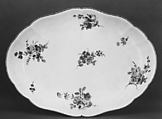 Platter (?), Sèvres Manufactory  French, Soft-paste porcelain, French, Sèvres