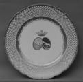 Dinner plate, Couderc, Couderc-Bucher, Hard-paste porcelain, French, Paris