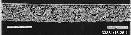 Fragment, Needle lace, Italian, possibly Venice