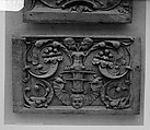 Panel, Carved wood, French