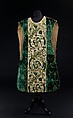 Chasuble, Silk, metal, Italian