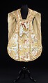 Chasuble, Silk, metal, Italian