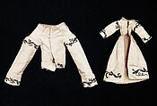 Bodice for an altar figure, Silk, metal, Spanish