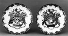 Pair of plates, Tin-glazed earthenware, Dutch, Delft