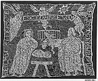 Panel, Embroidered net, punto à tela, punto à rammendo, German