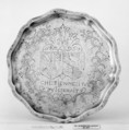 Salver, Jean Charton the Elder, Pewter, Swiss
