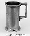Measure (one of a set of seven), Pewter, French
