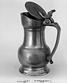Pitcher (Pichet balustre avec gobelet en botte), Charles Vovelle (French, 1850–1921), Pewter, French, Chartes