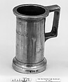 Measure (one of a set of seven), Pewter, French