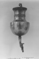 Reservoir lavatory or portable cistern, Pewter, German