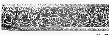 Border, Silk, Italian